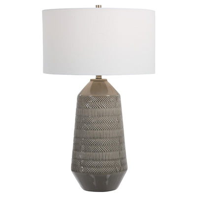 Uttermost Lighting Rewind Gray Table Lamp House of Isabella UK