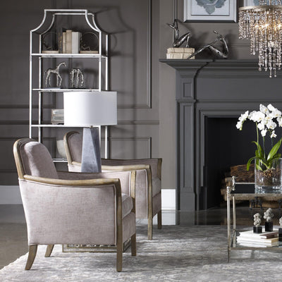 Uttermost Lighting Uttermost Anatoli Charcoal Gray Table Lamp House of Isabella UK
