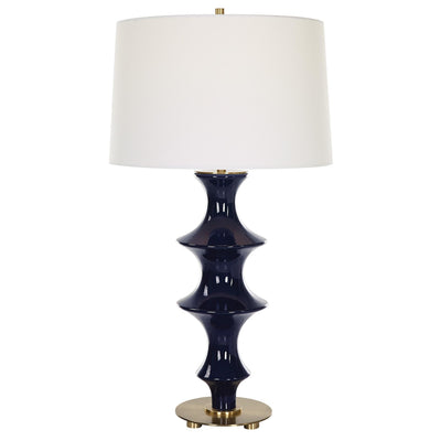 Uttermost Lighting Uttermost Coil Sculpted Blue Table Lamp House of Isabella UK
