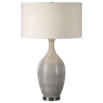 Uttermost Lighting Uttermost Dinah Gray Textured Table Lamp House of Isabella UK