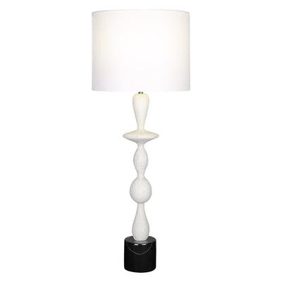 Uttermost Lighting Uttermost Inverse White Marble Table Lamp House of Isabella UK