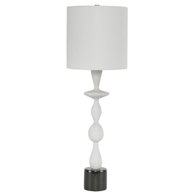 Uttermost Lighting Uttermost Inverse White Marble Table Lamp House of Isabella UK