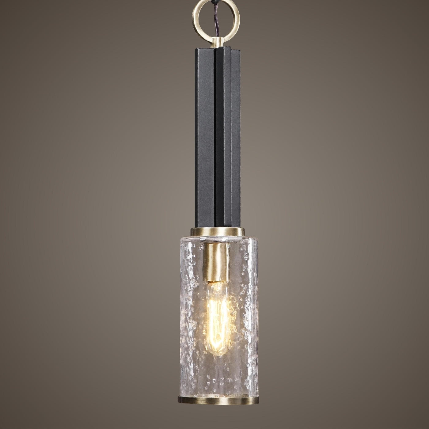 Uttermost Lighting Uttermost Jarsdel 1 Light Industrial Mini Pendant House of Isabella UK