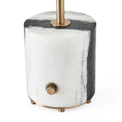 Uttermost Lighting Uttermost Pivot Table Lamp - Panda Marble/brass House of Isabella UK