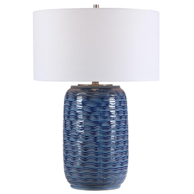 Uttermost Lighting Uttermost Sedna Blue Table Lamp House of Isabella UK