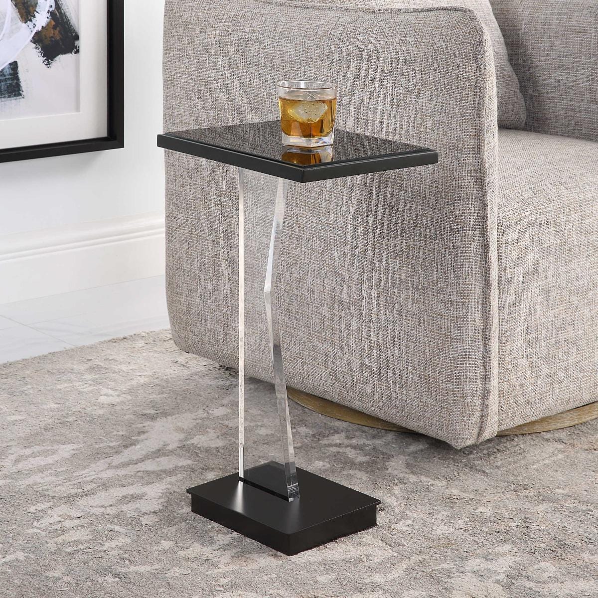 Uttermost Living Angle Contemporary Accent Table House of Isabella UK