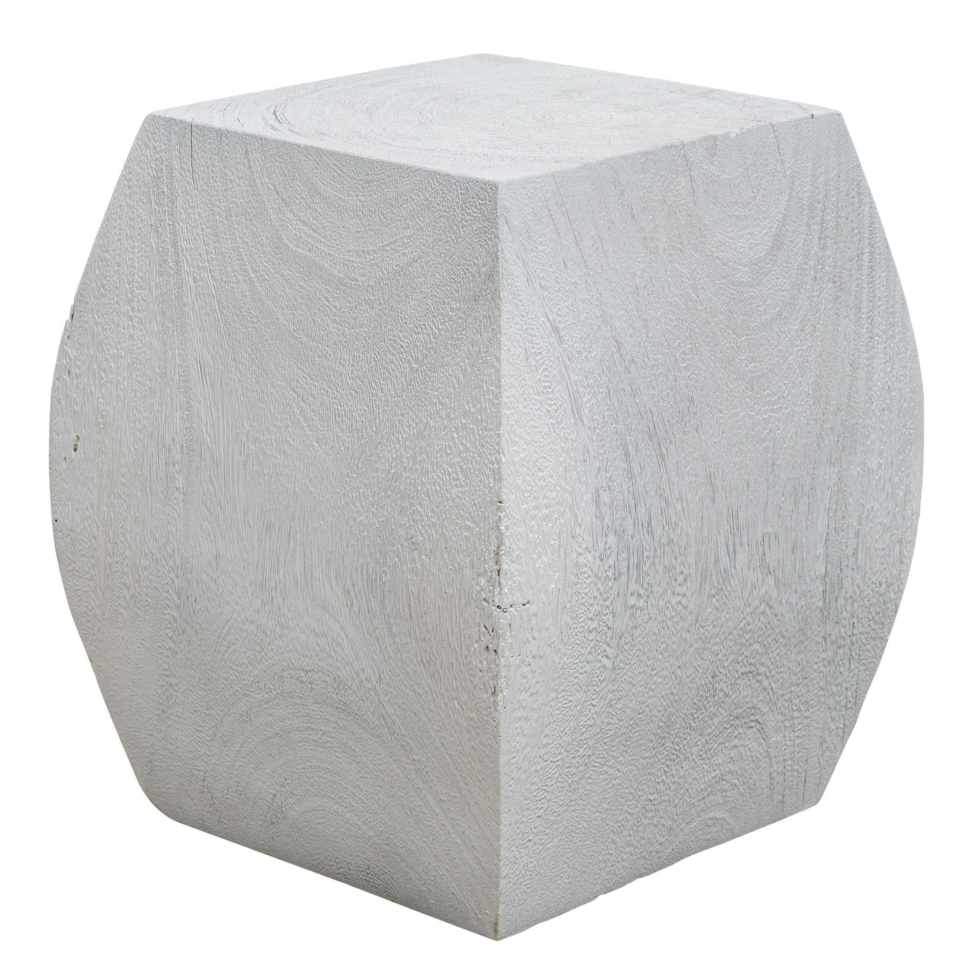 Uttermost Living Grove Ivory Wooden Accent Stool House of Isabella UK