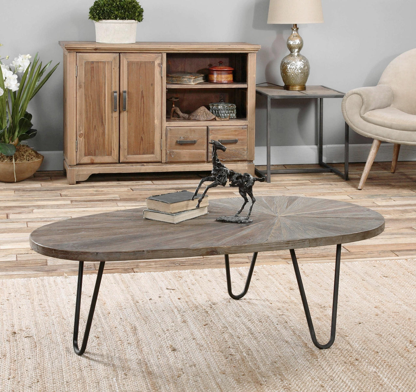 Uttermost Living Leveni Wooden Coffee Table House of Isabella UK