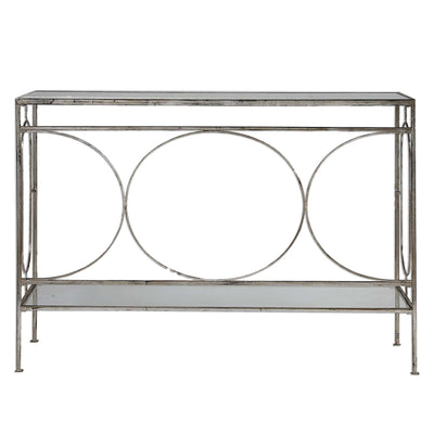 Uttermost Living Luano Silver Console Table House of Isabella UK