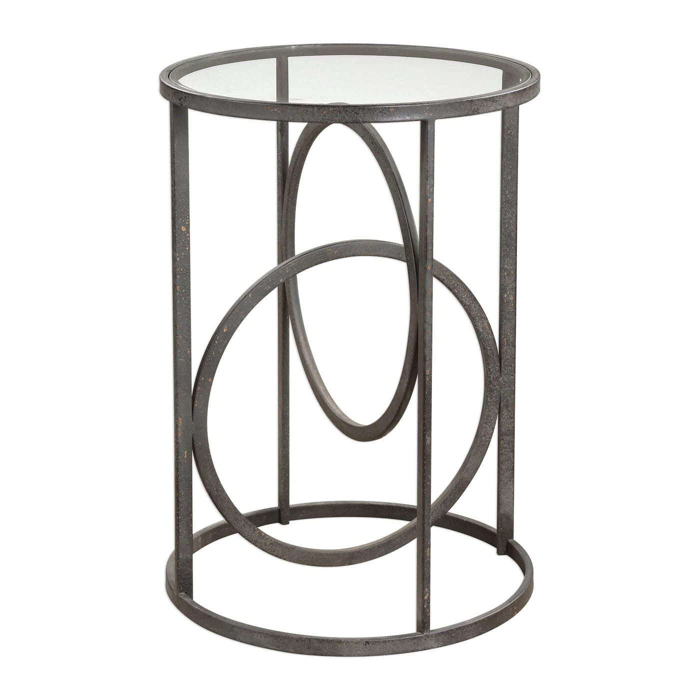 Uttermost Living Lucien Iron Accent Table House of Isabella UK