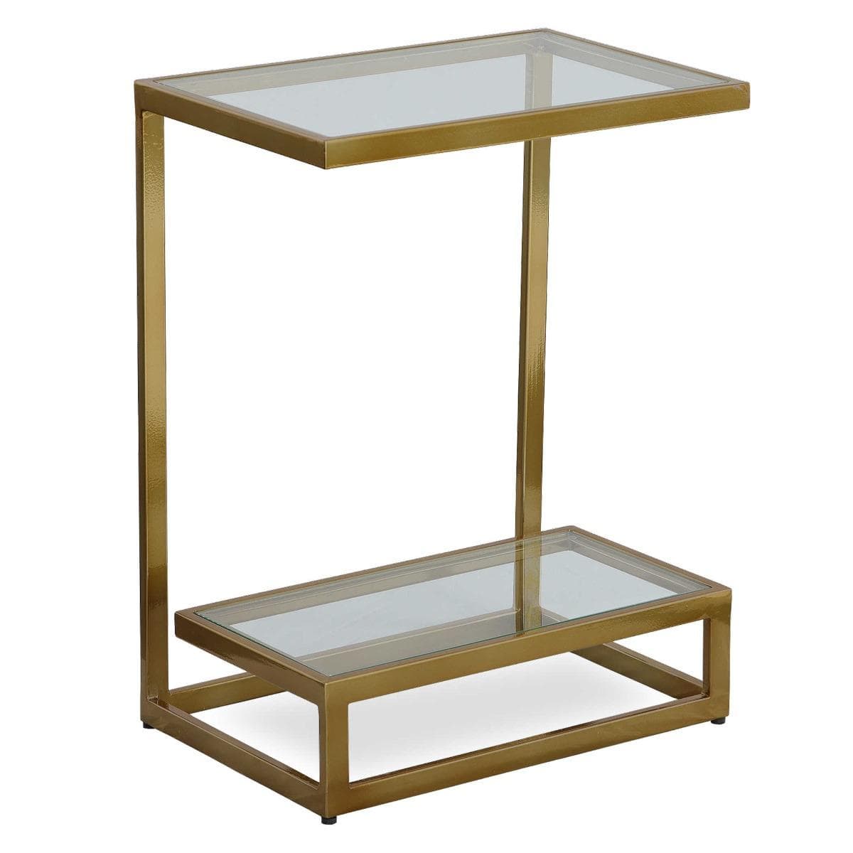 Uttermost Living Musing Brushed Brass Accent Table House of Isabella UK