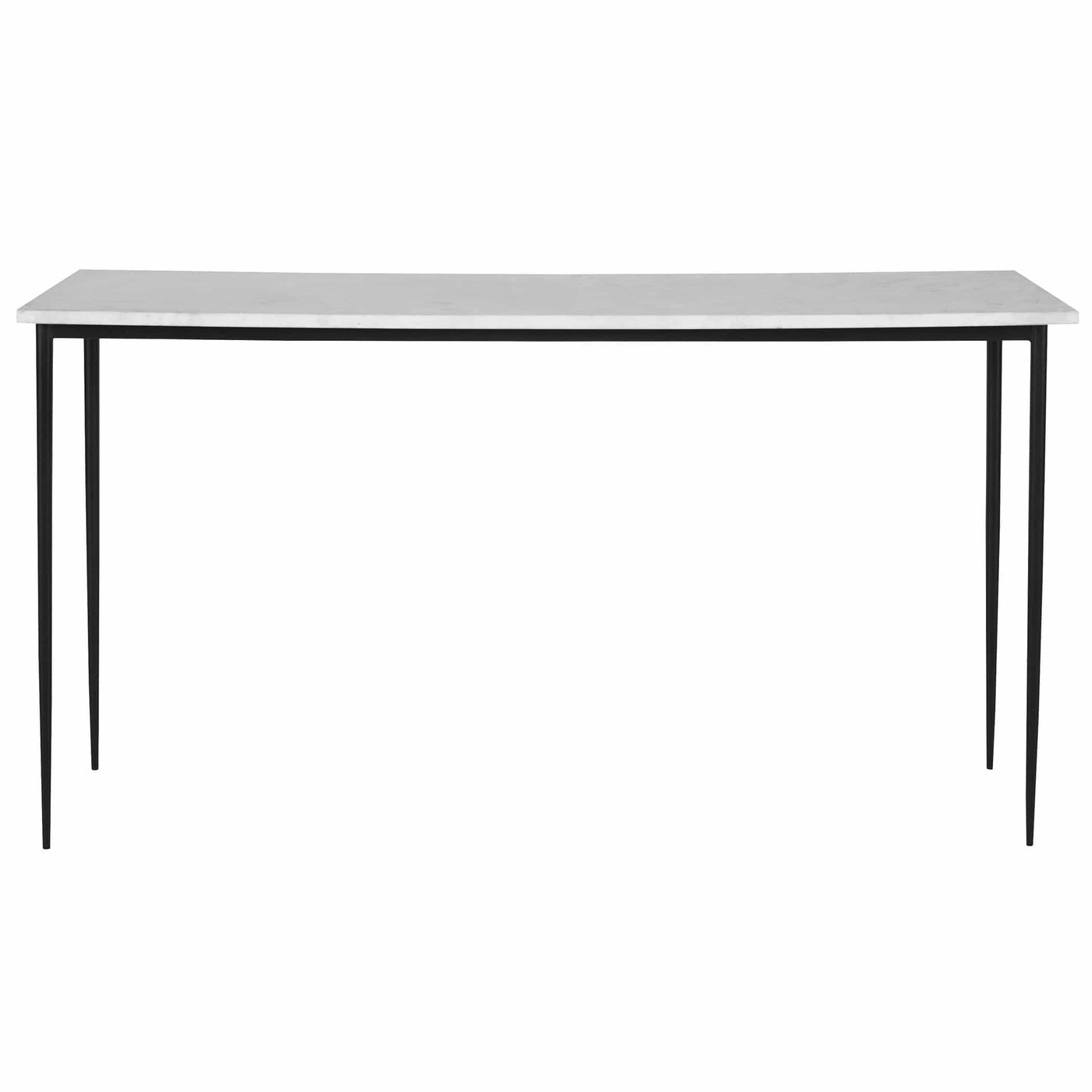 Uttermost Living Nightfall White Marble Console Table House of Isabella UK