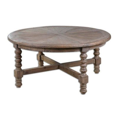 Uttermost Living Samuelle Wooden Coffee Table House of Isabella UK
