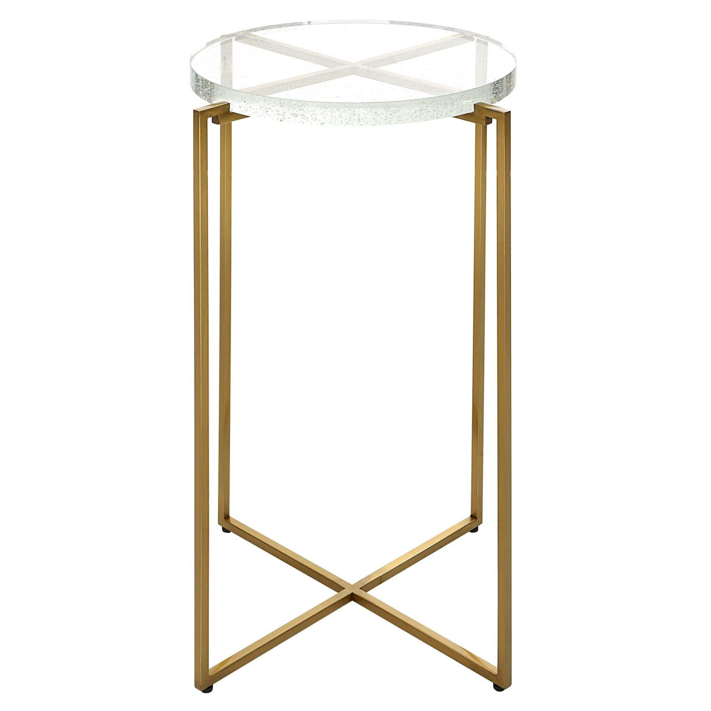 Uttermost Living Star-crossed Glass Accent Table House of Isabella UK