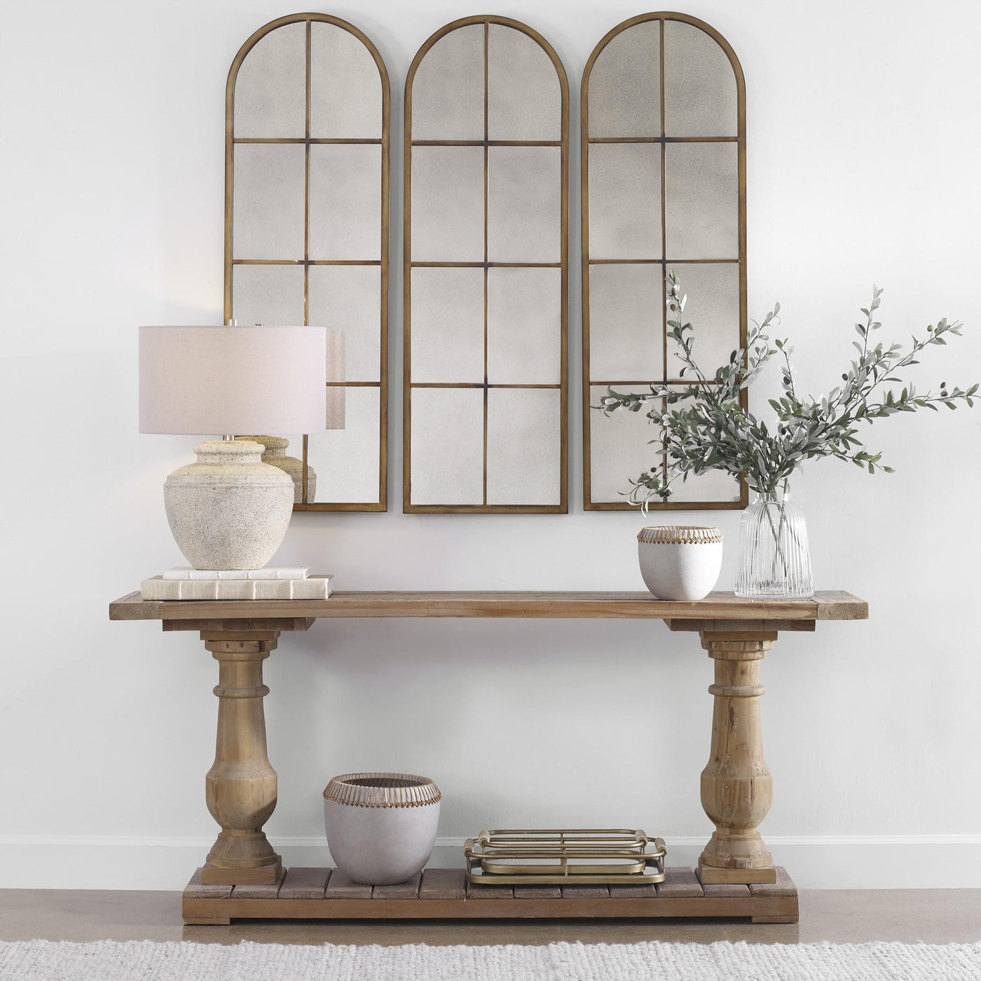 Uttermost Living Stratford Rustic Console House of Isabella UK