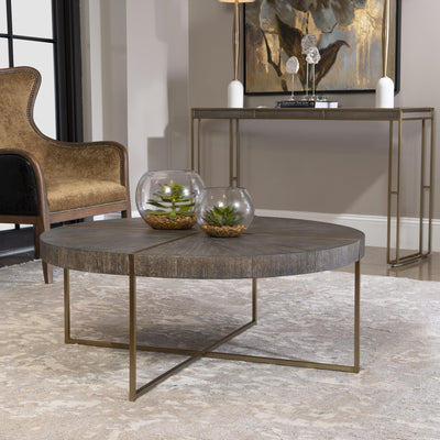 Uttermost Living Taja Round Coffee Table House of Isabella UK