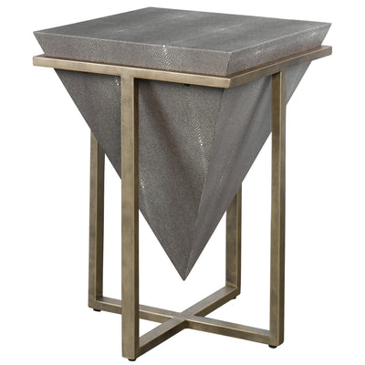 Uttermost Living Uttermost Bertrand Shagreen Accent Table House of Isabella UK