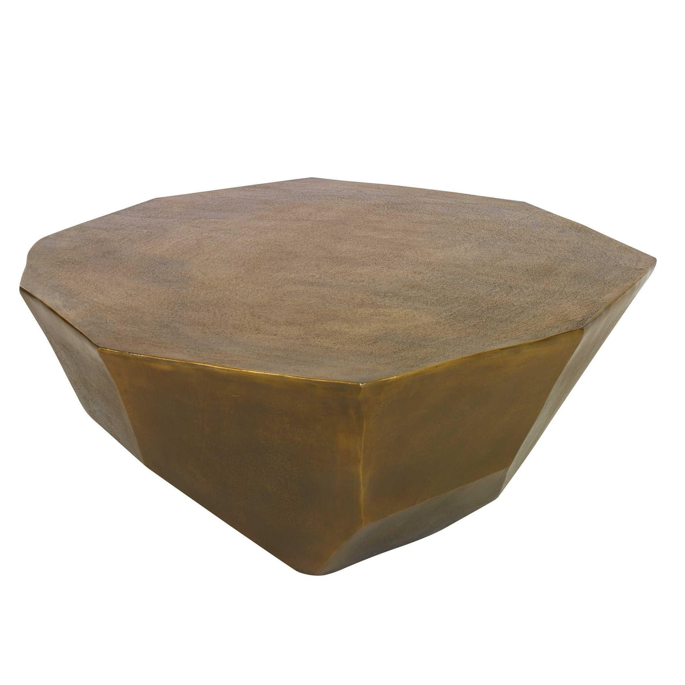 Uttermost Living Uttermost Cathenna Coffee Table - Brass Large House of Isabella UK