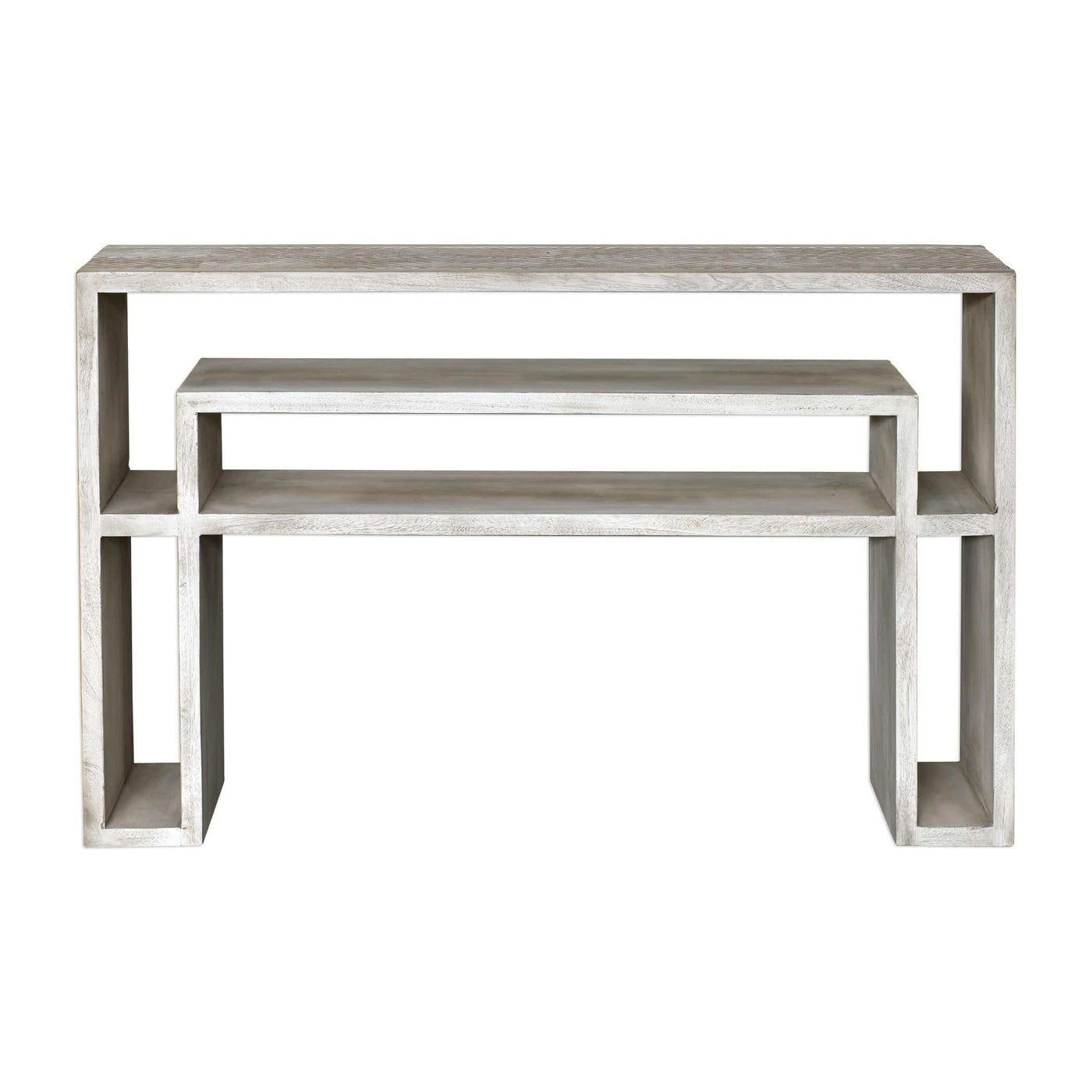 Uttermost Living Uttermost Genara Bone White Carved Console Table House of Isabella UK