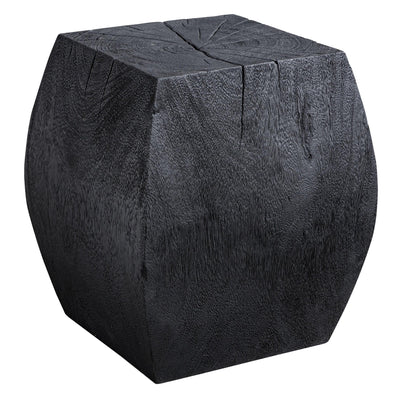 Uttermost Living Uttermost Grove Black Wooden Accent Stool House of Isabella UK