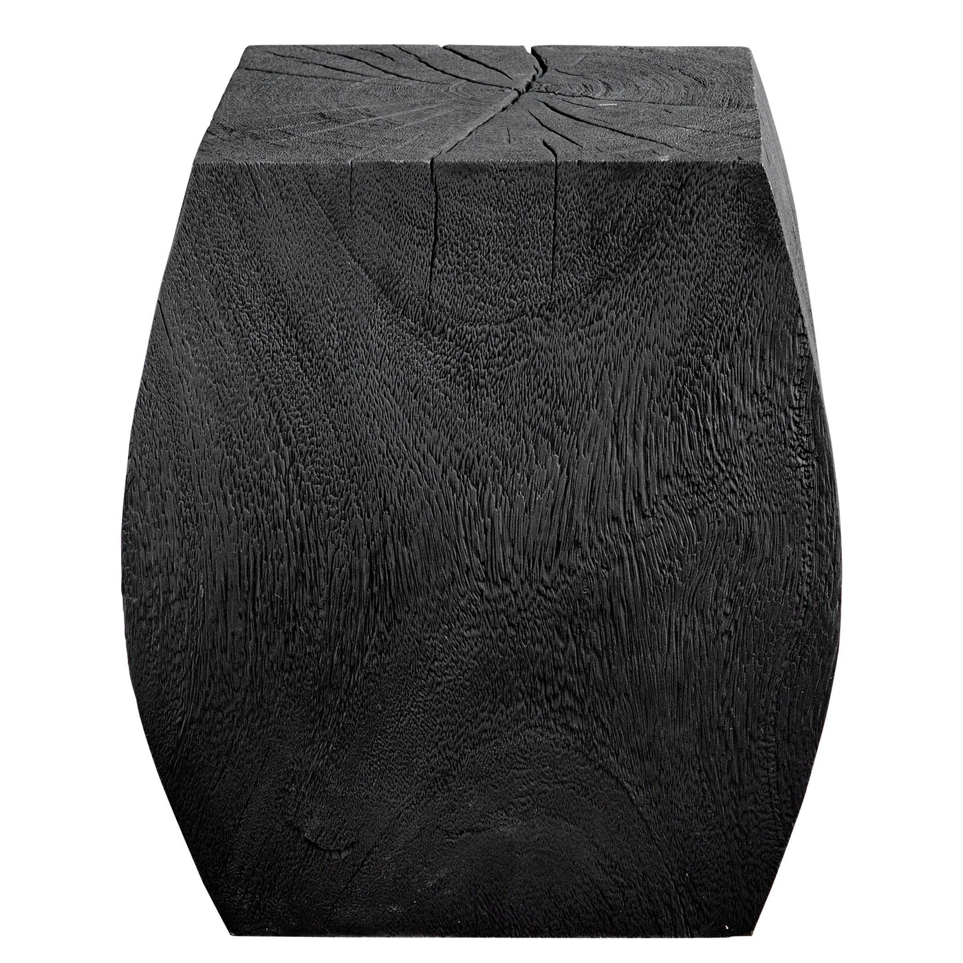 Uttermost Living Uttermost Grove Black Wooden Accent Stool House of Isabella UK