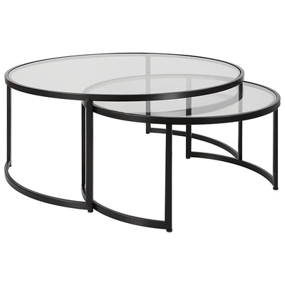 Uttermost Living Uttermost Rhea Black Nesting Coffee Tables S/2 House of Isabella UK