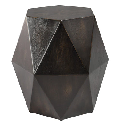 Uttermost Living Volker Black Geometric Accent Table House of Isabella UK