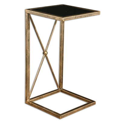Uttermost Living Zafina Gold Accent Table House of Isabella UK