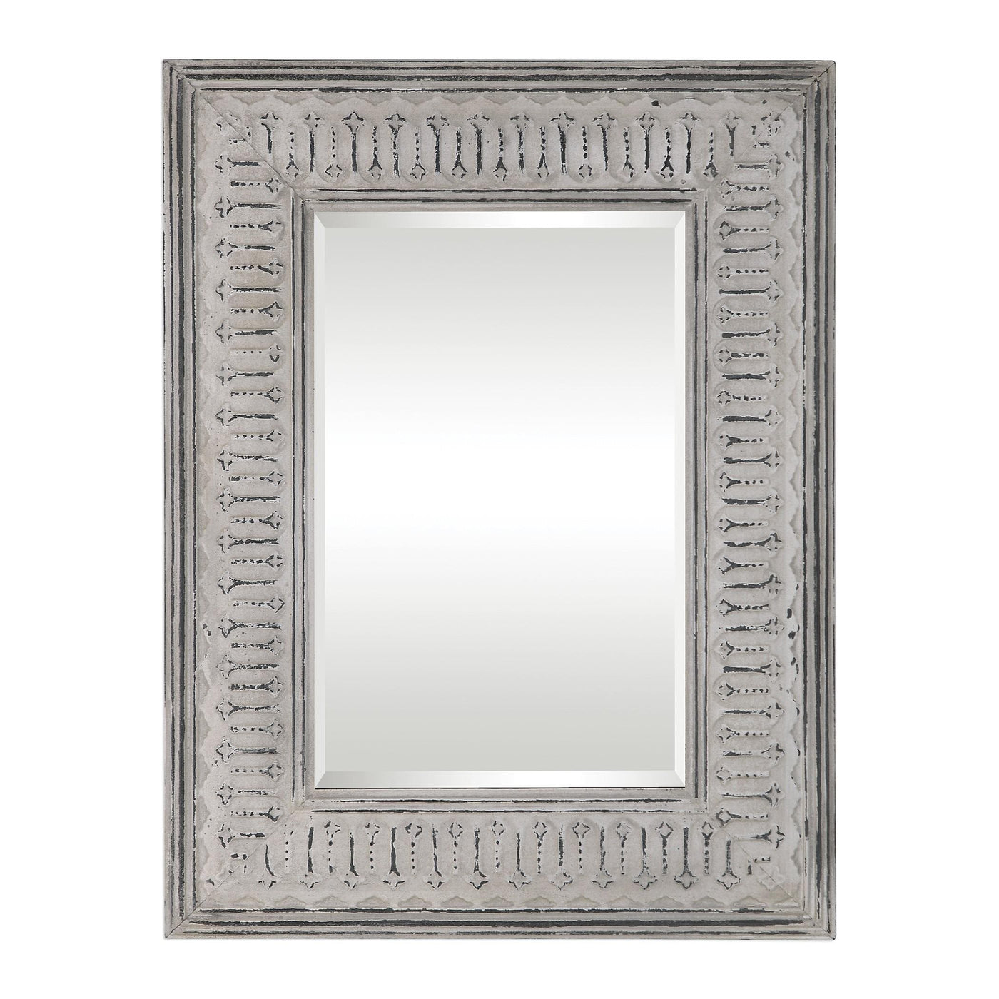 Uttermost Mirrors Argenton Aged Gray Rectangle Mirror House of Isabella UK