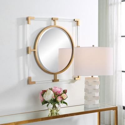 Uttermost Mirrors Balkan Small Gold Mirror House of Isabella UK