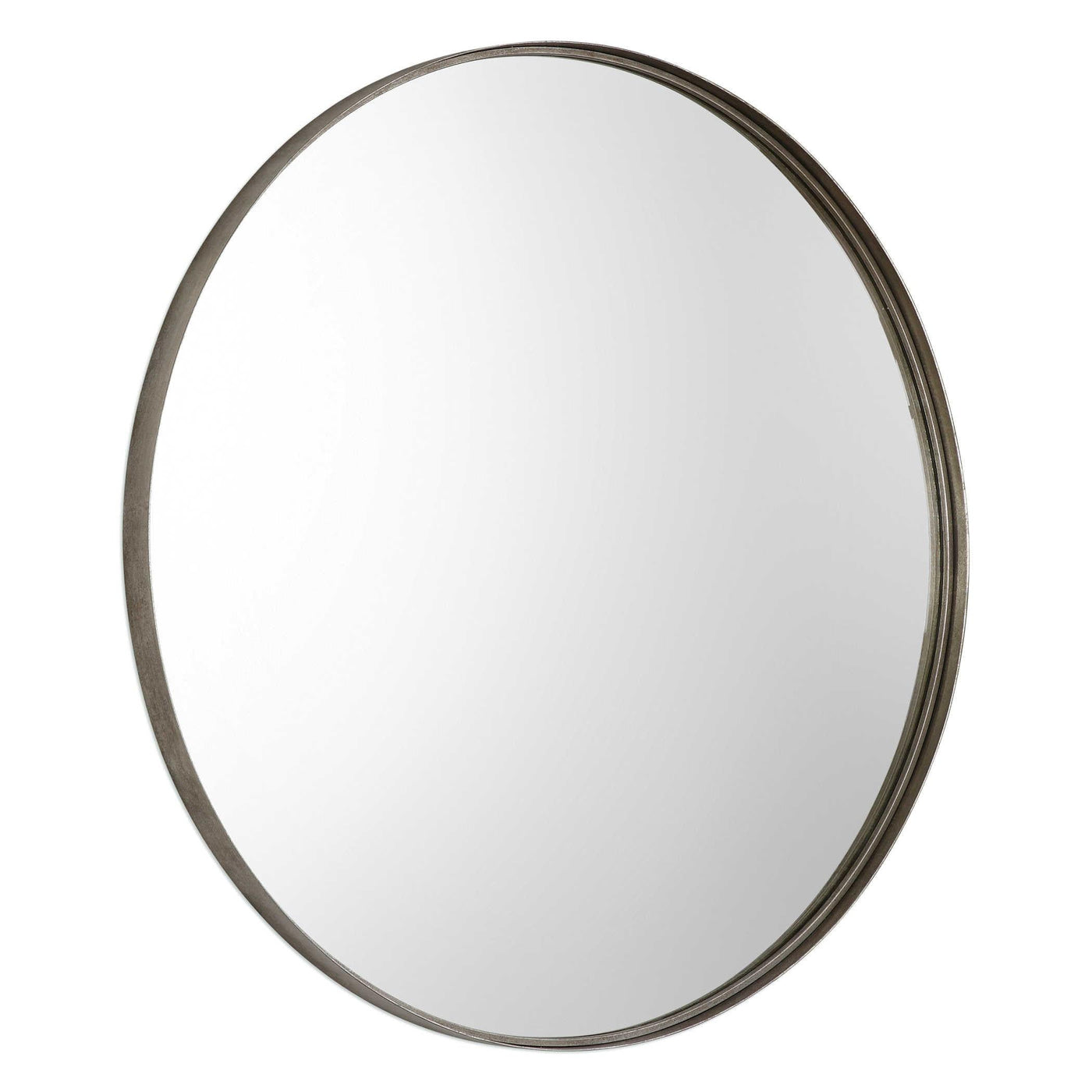 Uttermost Mirrors Black Label Agoura Round Mirror - 48 Silver House of Isabella UK