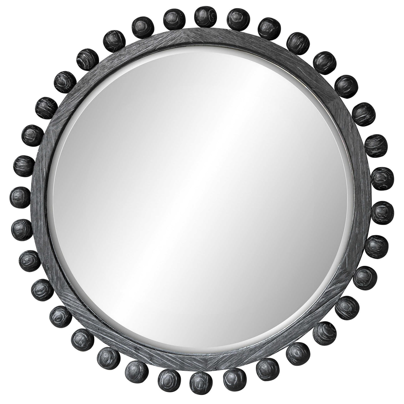 Uttermost Mirrors Black Label Brianza Round Mirror - 50 Ebony House of Isabella UK