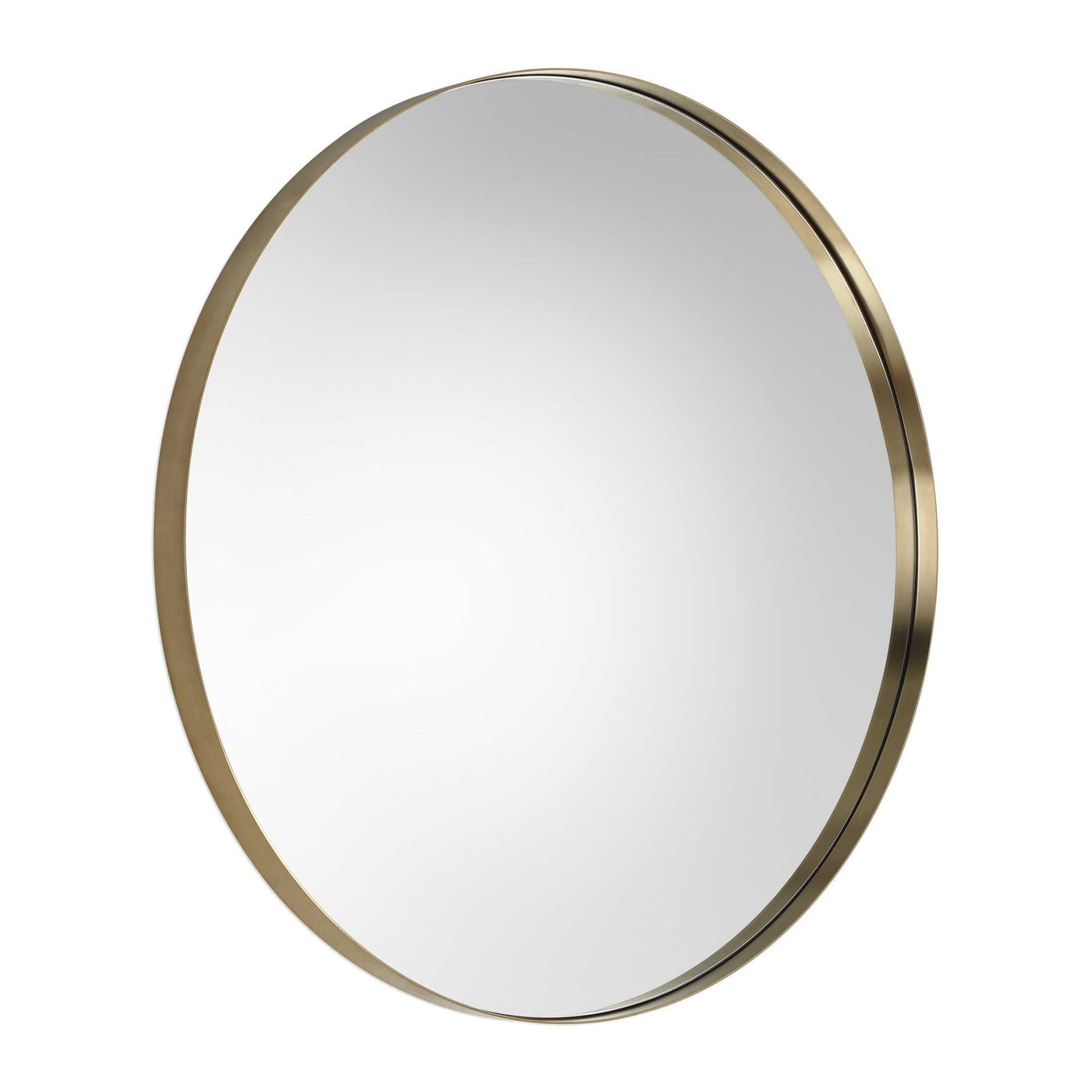 Uttermost Mirrors Black Label Padria Round Mirror - 40 Brass House of Isabella UK