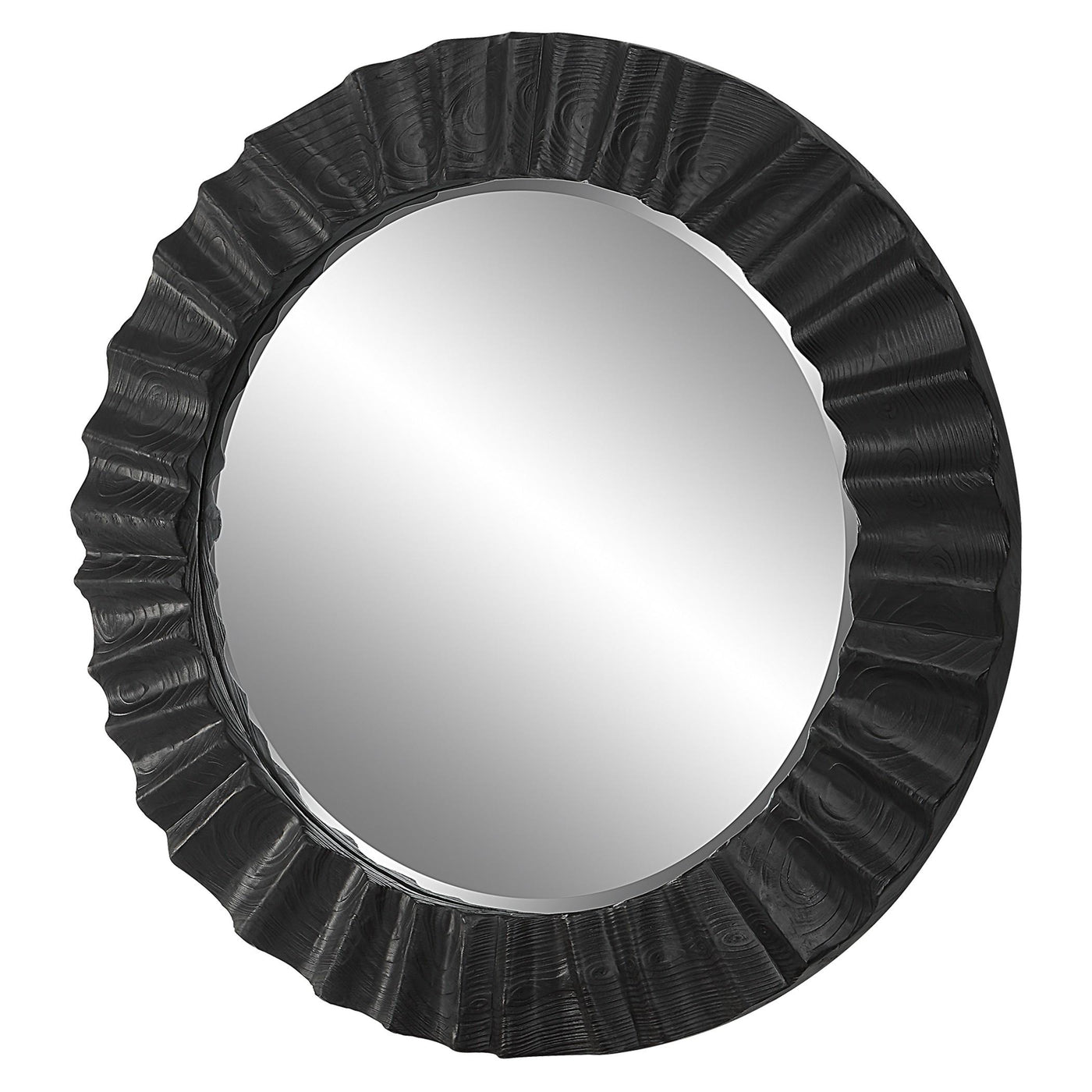 Uttermost Mirrors Caribou Dark Espresso Round Mirror House of Isabella UK