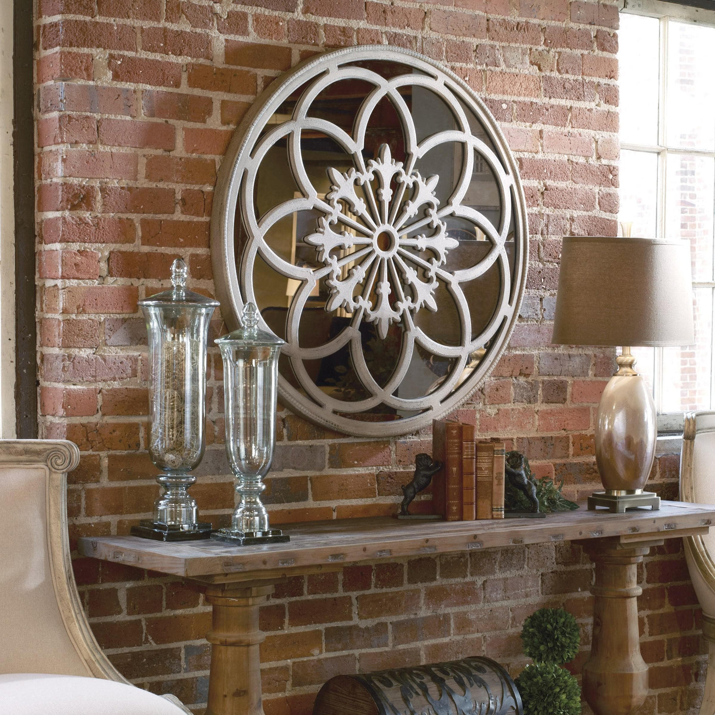 Uttermost Mirrors Conselyea Round Mirror House of Isabella UK