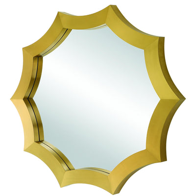 Uttermost Mirrors Flare Brushed Brass Round Mirror House of Isabella UK