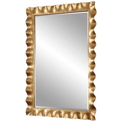 Uttermost Mirrors Haya Scalloped Gold Mirror House of Isabella UK