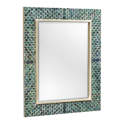 Uttermost Mirrors Makaria Coastal Blue Mirror House of Isabella UK