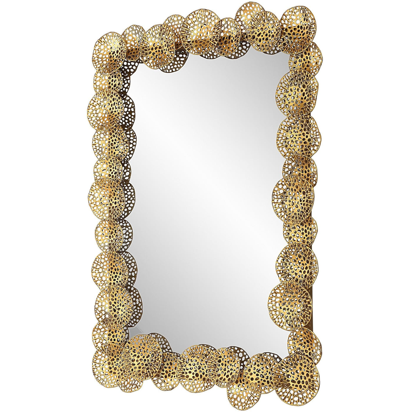 Uttermost Mirrors Ripley Gold Lotus Mirror House of Isabella UK