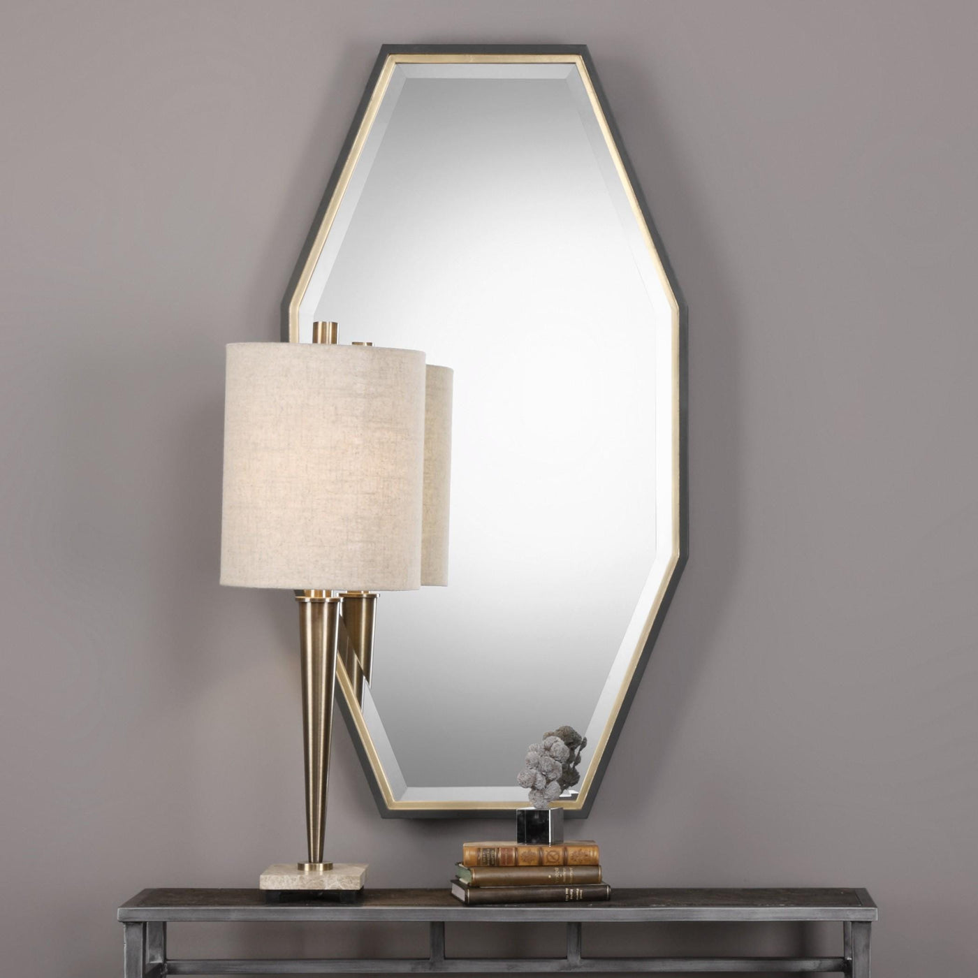 Uttermost Mirrors Savion Gold Octagon Mirror House of Isabella UK