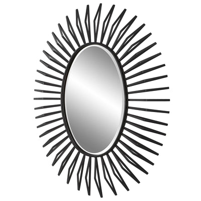 Uttermost Mirrors Starstruck Black Oval Mirror House of Isabella UK