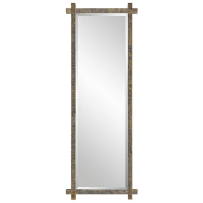 Uttermost Mirrors Uttermost Abanu Ribbed Gold Dressing Mirror House of Isabella UK