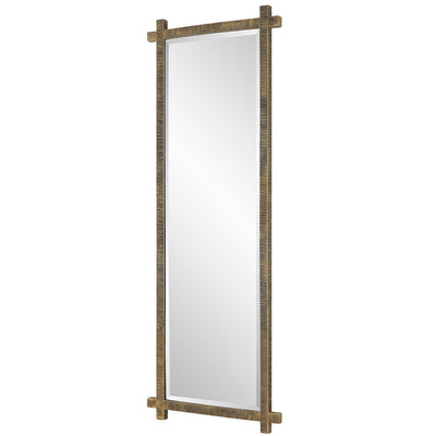 Uttermost Mirrors Uttermost Abanu Ribbed Gold Dressing Mirror House of Isabella UK