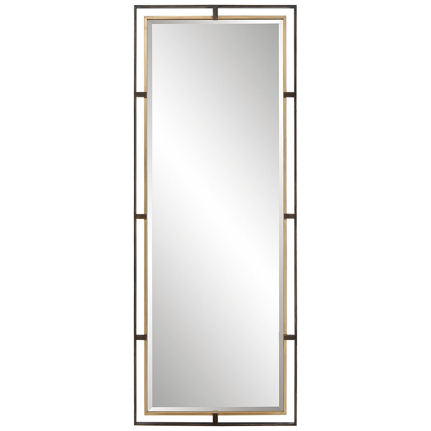 Uttermost Mirrors Uttermost Carrizo Tall Bronze & Gold Mirror House of Isabella UK