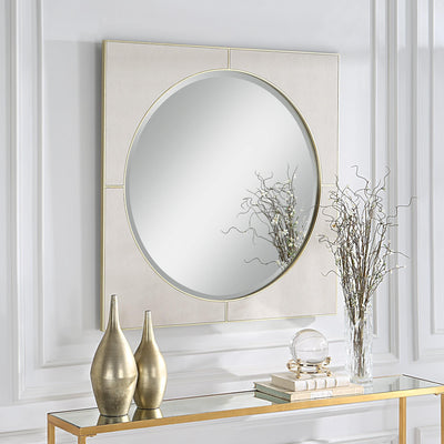 Uttermost Mirrors Uttermost Cyprus White Square Mirror House of Isabella UK