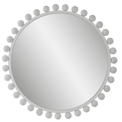 Uttermost Mirrors Uttermost Cyra White Round Mirror House of Isabella UK