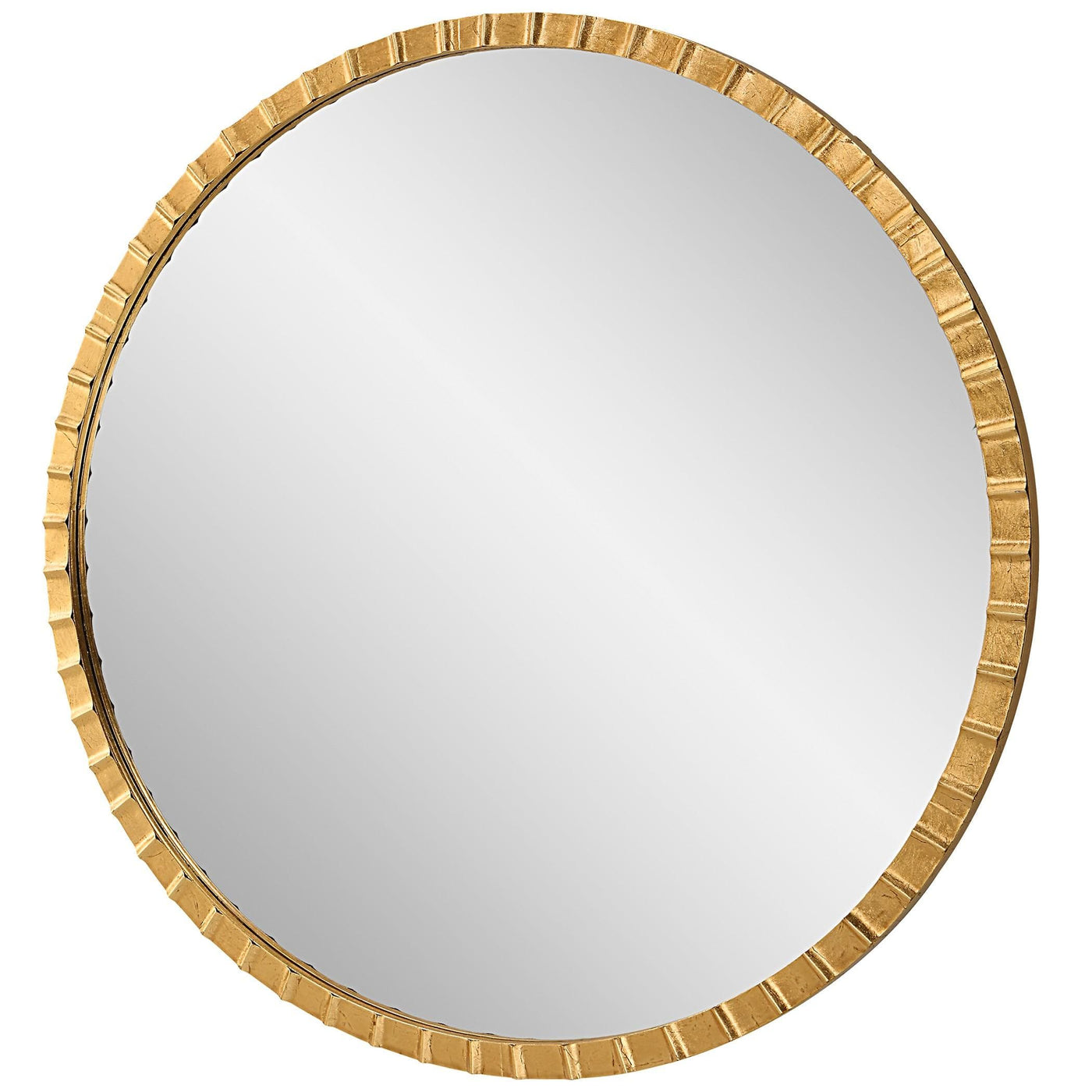 Uttermost Mirrors Uttermost Dandridge Gold Round Mirror House of Isabella UK
