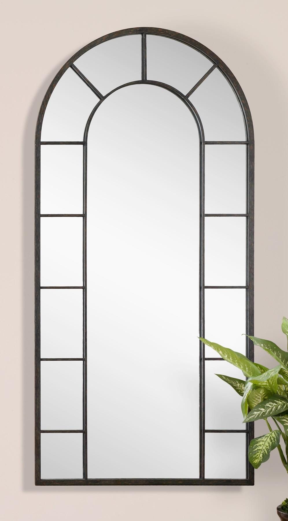 Uttermost Mirrors Uttermost Dillingham Black Arch Mirror House of Isabella UK