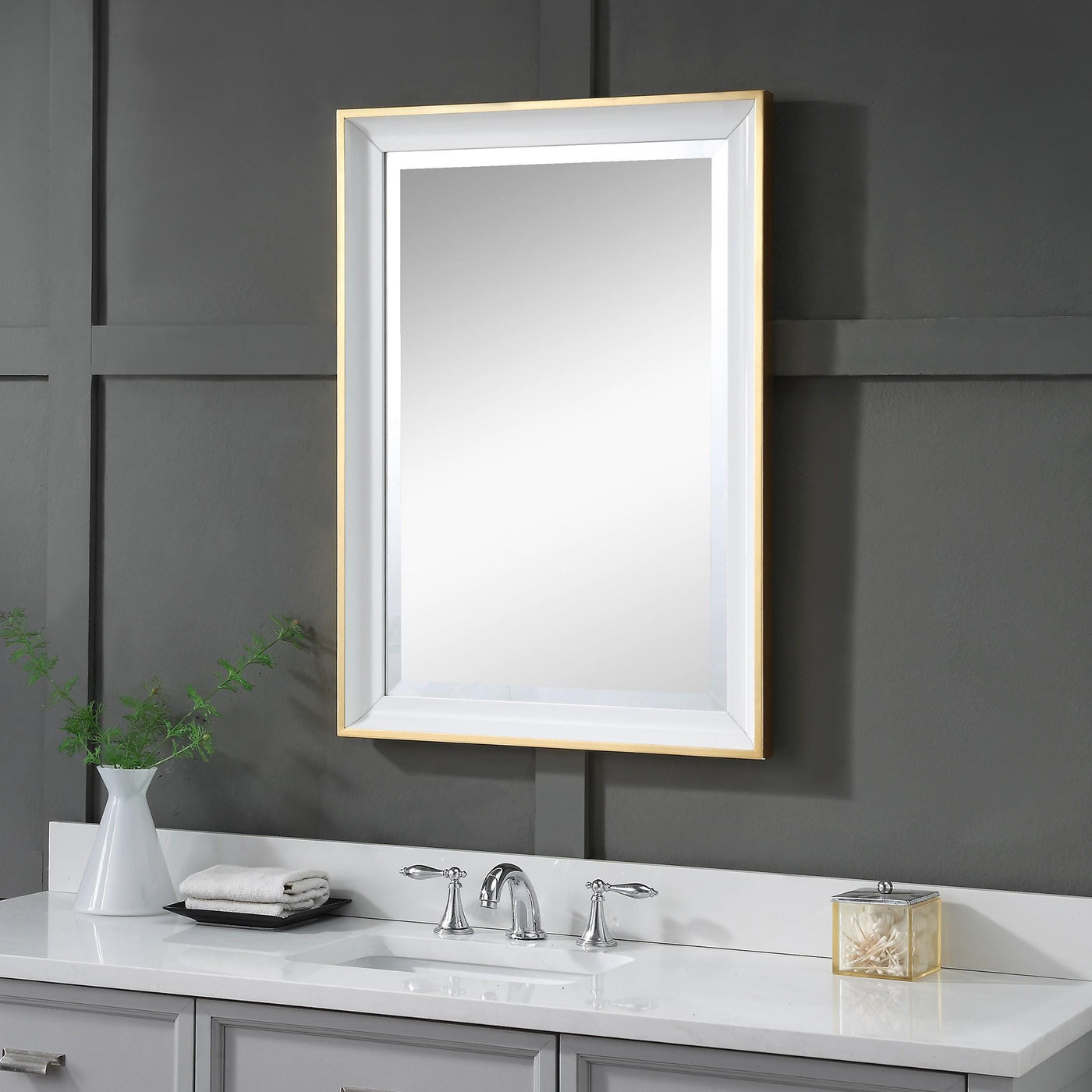 Uttermost Mirrors Uttermost Gema White Mirror House of Isabella UK