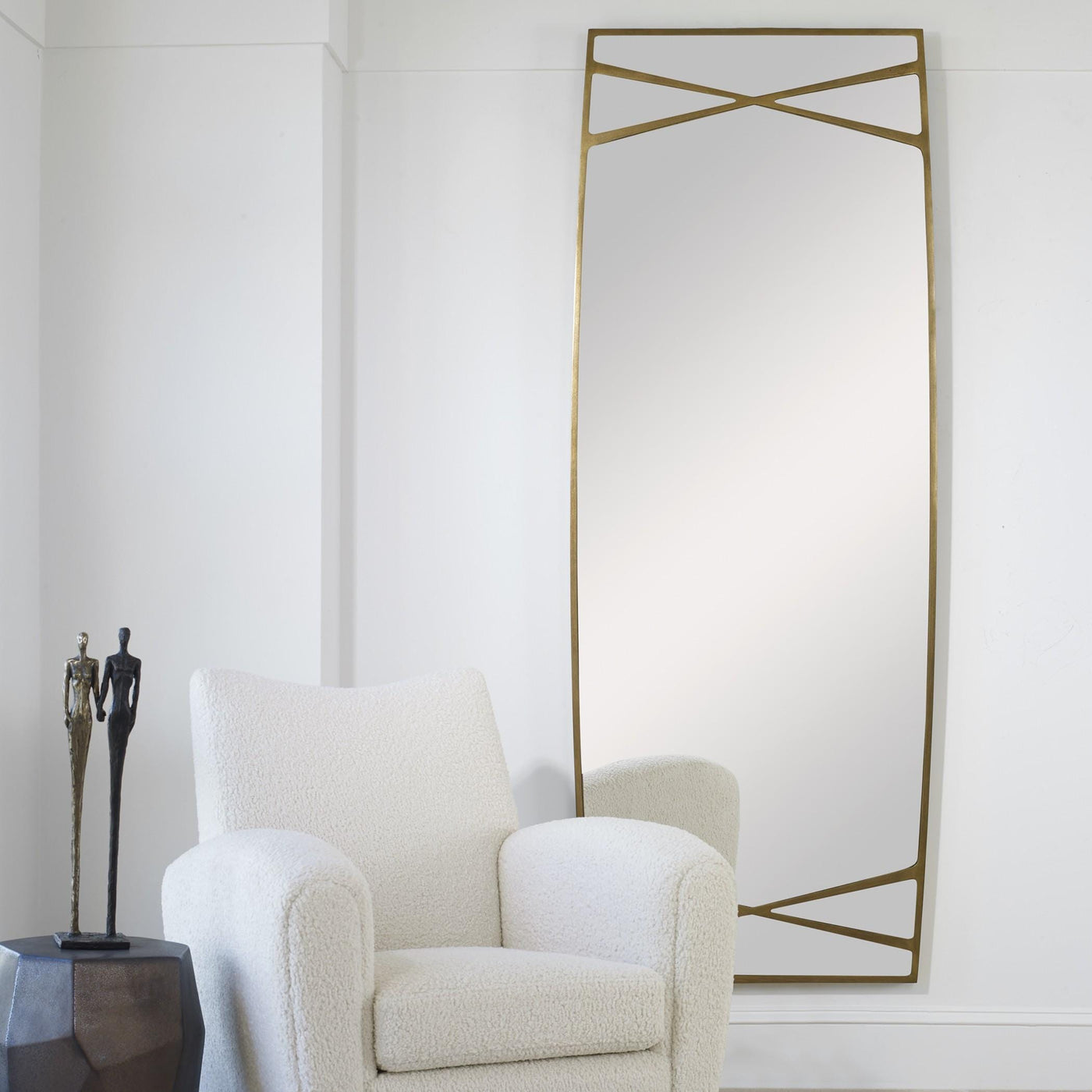 Uttermost Mirrors Uttermost Gentry Oversized Gold Mirror House of Isabella UK
